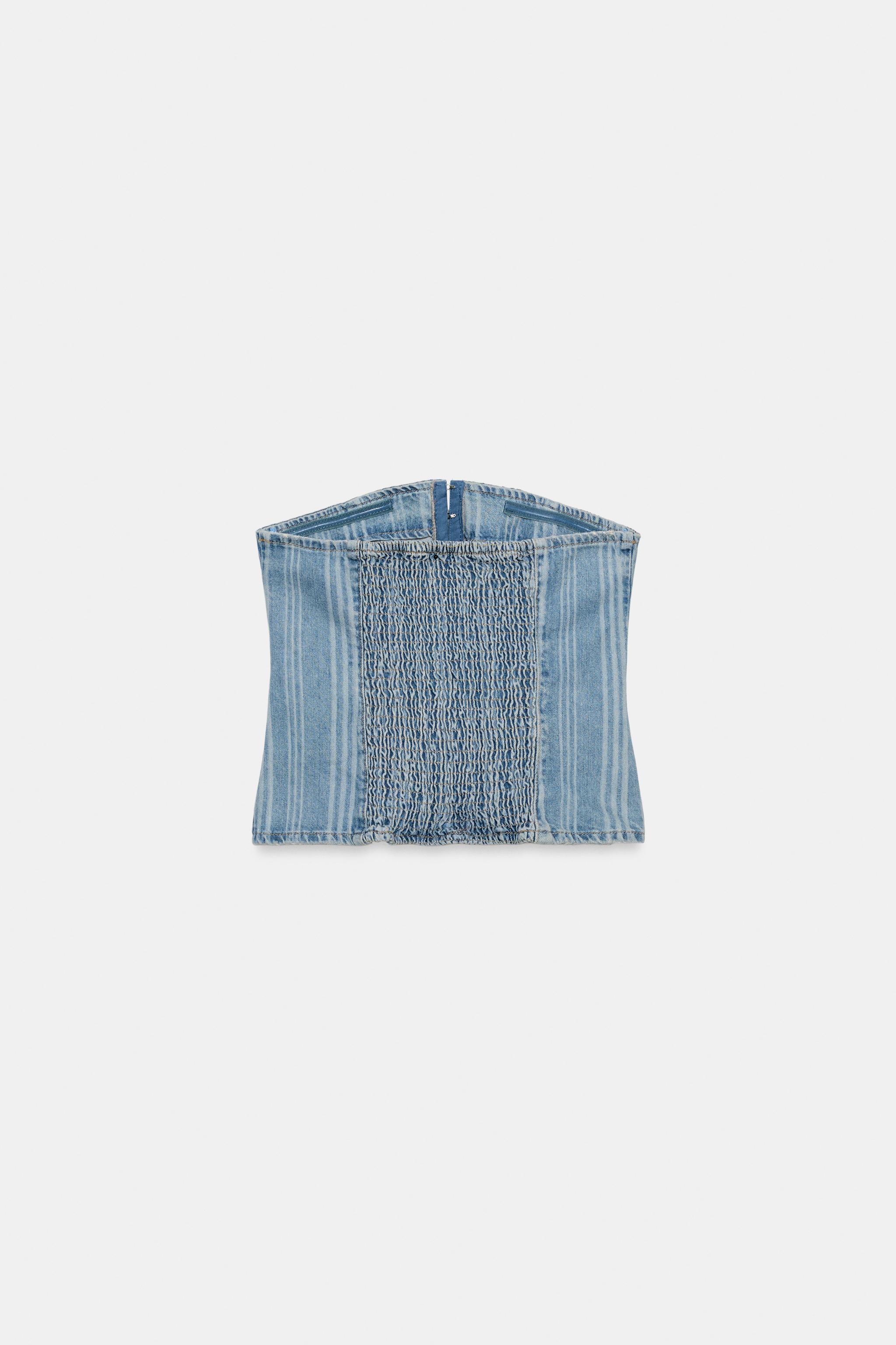 Z1975 STRIPED DENIM TOP